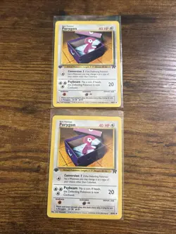 Pokemon TCG Porygon Team Rocket 1st Edition 48/82 lightly Played - Image 3