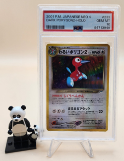 2001 Pokemon Japanese Neo 4 Dark Porygon2 Holo PSA 10 - Image 1