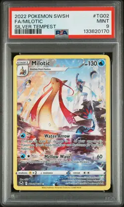 2022 Pokemon Sword & Shield Silver Tempest #TG02 Fa/Milotic PSA 9.. - Image 1