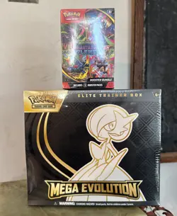 Pokemon Mega Evolution ETB & Phantasmal Flames Booster Bundle Sealed - Image 1