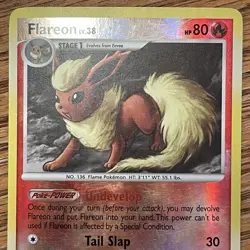 Flareon 19/111 2009 Platinum Rising Rivals Reverse Holo Pokemon - Image 4