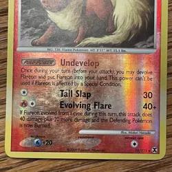 Flareon 19/111 2009 Platinum Rising Rivals Reverse Holo Pokemon - Image 5