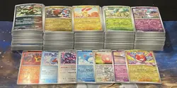 Scarlet & Violet Era Reverse Holo Bulk Lot (500) Pokemon Tcg - Rev Foils Only - Image 1