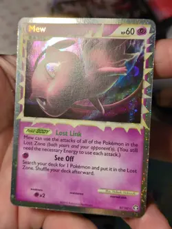 Pokemon Mew Prime Near Mint 97/102 Heartgold Soulsilver Triumphant NM Swirl - Image 5