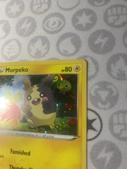 Pokemon Morpeko HD Holo Swirl Galaxy SWSH031 Black Star Promo NM - Image 2