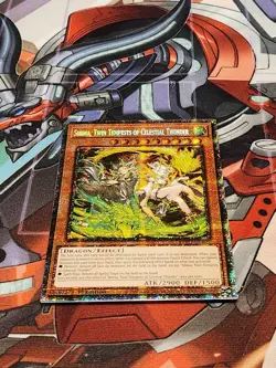 Yu-Gi-Oh! Starlight Rare Shiina, Twin Tempests BPRO-EN027 1st NM - Image 3