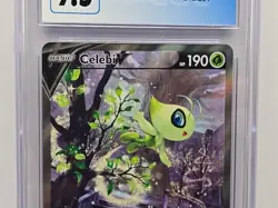 Celebi V Pokemon Fusion Strike Ultra Rare Holo # 245 /264 CGC 9.5 WOW! - Image 3
