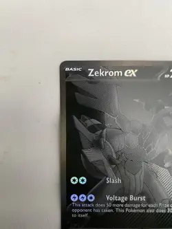 Pokemon Zekrom ex Sv: Black Bolt 172/086 Black White Rare EX 230 Holo - Image 4