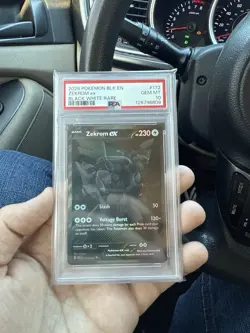ZEKROM EX PSA 10 2025 POKEMON SV BLACK BOLT BLK EN #172/086 BLACK WHITE RARE - Image 3