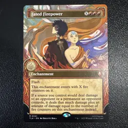 Fated Firepower (Showcase) Avatar: The Last Airbender - Borderless Pack Fresh NM - Image 1