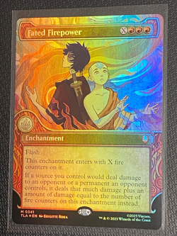 Fated Firepower (Showcase) Avatar: The Last Airbender Foil MTG TLA #341 NM/M - Image 1