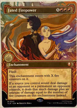 MTG Avatar: The Last Airbender: Fated Firepower Showcase Mythic (0341) NM/M - Image 1