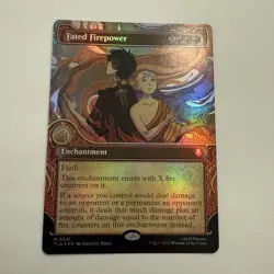 Fated Firepower FOIL Showcase 341 Avatar TLA MTG Mythic Unplayed MINT M/NM - Image 1