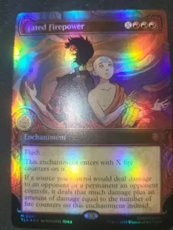 MTG Fated Firepower NM FOIL Showcase Avatar: The Last Airbender - Image 1