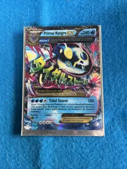 Pokemon TCG Mega Primal Kyogre EX Holo Card 55/160 XY-Primal Clash - Image 1