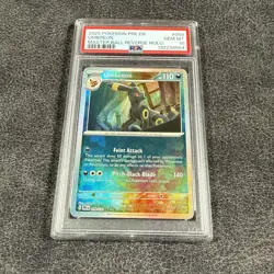 2025 POKEMON PRE EN-PRISMATIC EVOLUTIONS MASTER BALL REVERSE HOLO UMBREON PSA 10 - Image 4