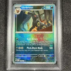 2025 POKEMON PRE EN-PRISMATIC EVOLUTIONS MASTER BALL REVERSE HOLO UMBREON PSA 10 - Image 5