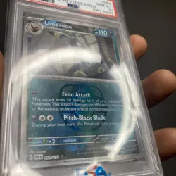 UMBREON 2025 POKEMON PRE EN-PRISMATIC EVOLUTIONS MASTER BALL REVERSE HOLO PSA 10 - Image 2