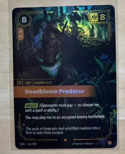 Deadbloom Predator Unit OGN 161/298 Riftbound League of Legends - Near Mint - Image 1
