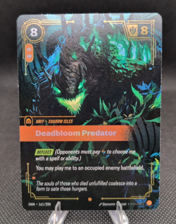 Deadbloom Predator Unit OGN 161/298 Riftbound League of Legends - Near Mint - Image 1