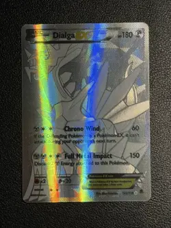 Pokemon Dialga EX Full Art Secret Rare Silver Card 122/119 Phantom Forces - Image 1