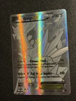 Pokemon Dialga EX Full Art Secret Rare Silver Card 122/119 Phantom Forces - Image 2