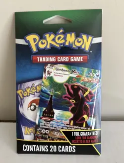 Pokemon TCG Umbreon VMAX 20 Card Pack - Walmart Exclusive Mystery Repack-Sealed - Image 1
