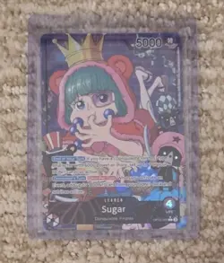 One Piece Sugar OP10-003 Parallel Alt Art Leader Royal Blood Card Game - Image 1