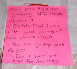 Over 1000 Magic The Gathering MTG Cards Bulk Lot Estate Find Unsearched - Image 2