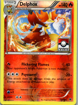 Delphox - 13/124 (Pokemon League) Promo League & Championship Cards 013/124 LP - Image 1