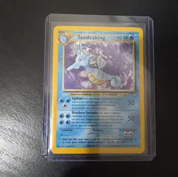 Pokemon TCG Neo Genesis Seedraking/Kingdra Holo Card 8/111 German Edition - Image 1