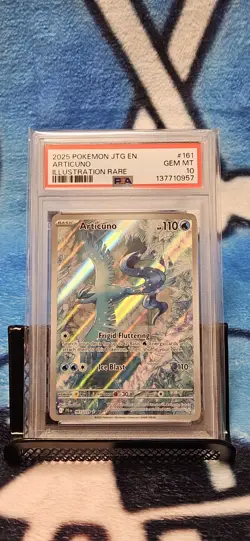 Pokemon TCG Articuno IR 161/159 Journey Together English Card, PSA 10 - Image 2