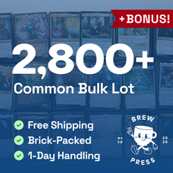 2,800+ Magic The Gathering Common Bulk Card Lot +BONUS! Instant MTG Collection - Image 1