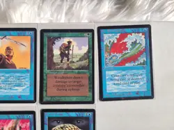 MTG 6 BETA Cards 1993 Magic, Blue Elemental Blast, Wanderlust, Animate Artifact+ - Image 5
