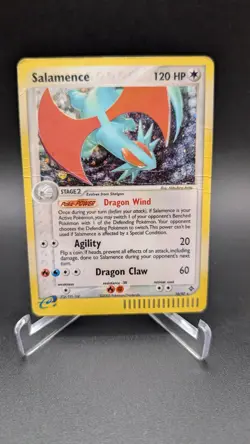 Salamence 10/97 Reverse Holo Rare EX Dragon Pokemon Card Vintage 2003 - Image 1