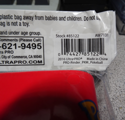 Pokemon POKEBALL album Binder (PRO) Ultra Pro 9 pocket 360 cards Brand New! - Image 3