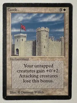 Magic the Gathering MTG Beta Castle MP (Beta Bob) - Image 1