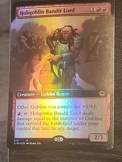 MTG Hobgoblin Bandit Lord Full Art Adventures in the Forgotten Realms Foil 379 - Image 1