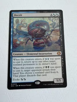 MTG Deceit Creature Blue Black ECL Regular 5/5 #0212 - Image 1