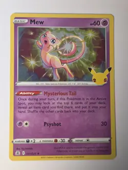 Mew 011/025 Holo Rare: Celebrations Pokemon TCG Lot Of 4 - Image 4