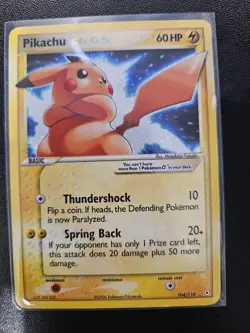 Pokemon Pikachu Gold Star Holo Holon Phantoms 104/110 MP - Image 1