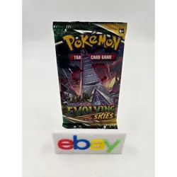 Pokemon TCG Sword Shield Evolving Skies Booster Pack New Sealed - Image 1