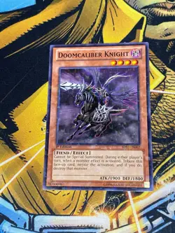 Doomcaliber Knight (Mosaic Rare) BP02-EN062 Battle Pack 2 1st edition LP - Image 1