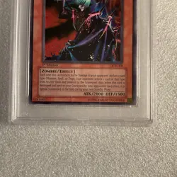 Yu-Gi-Oh! 2003 Vampire Lord DCR-000 1st Edition Secret Rare PSA 7 MINT - Image 3