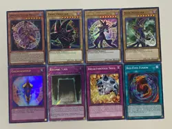 Yugioh Dark Magician Deck Girl Red-Eyes Dark Dragoon Dragon Anaconda - Free Pack - Image 2