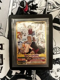 Monkey D Luffy PJ-012-W One Piece Data Carddass One Py Berry Match CCG TCG 2011 - Image 1