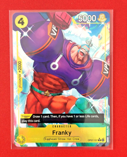 FRANKY - One Piece TCG OP07-107 - AA Alt Art Rare R - 500 Years in the Future - Image 1