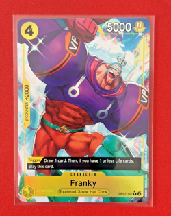 FRANKY - One Piece TCG OP07-107 - AA Alt Art Rare R - 500 Years in the Future - Image 2