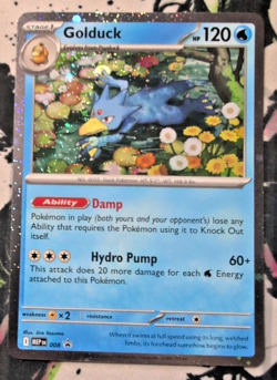 Golduck 008 Cosmos Holo Pokemon Black Star Promo - Image 1