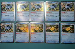 10× Pokemon Mega Evolution 4 Psyduck and 6 Golduck promo 007 & 008 Bulk Bundle - Image 1